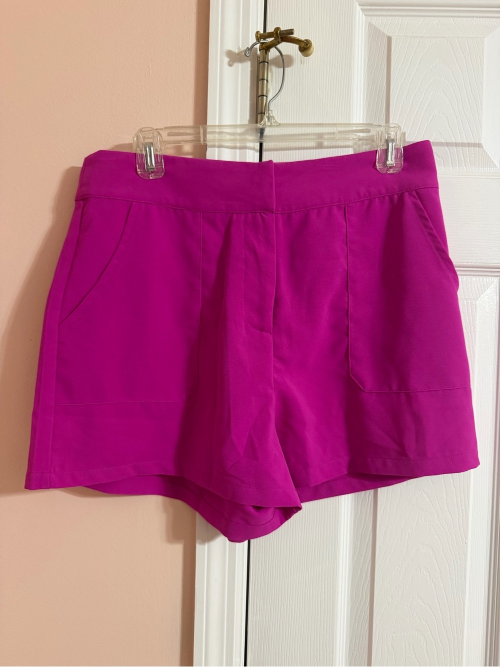 TCEC Hot Pink High-Waist Shorts